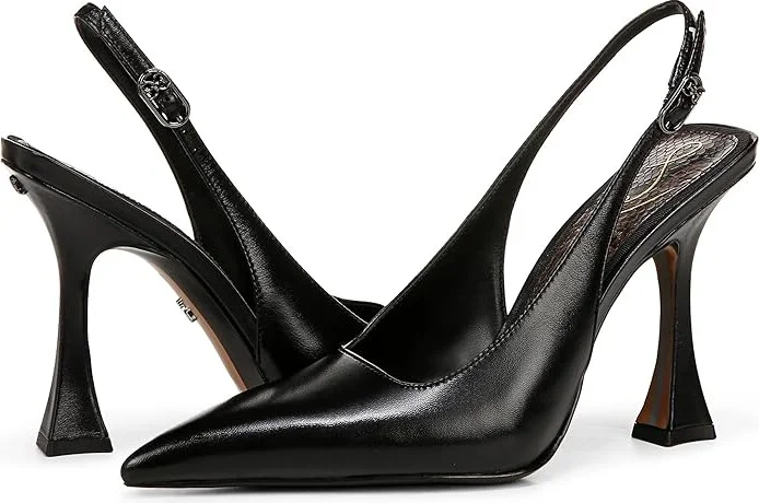 Sam Edelman Odette High Women's Heels Black Leather : 11 M - Image 4