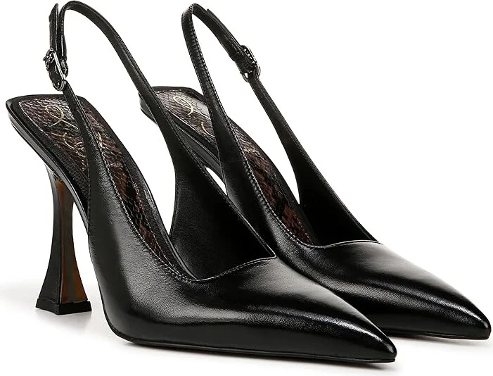Sam Edelman Odette High Women's Heels Black Leather : 11 M