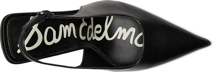Sam Edelman Odette High Women's Heels Black Smooth Leather : 11 M - Image 2