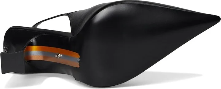 Sam Edelman Odette High Women's Heels Black Smooth Leather : 11 M - Image 3