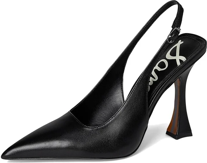 Sam Edelman Odette High Women's Heels Black Smooth Leather : 11 M - Image 5