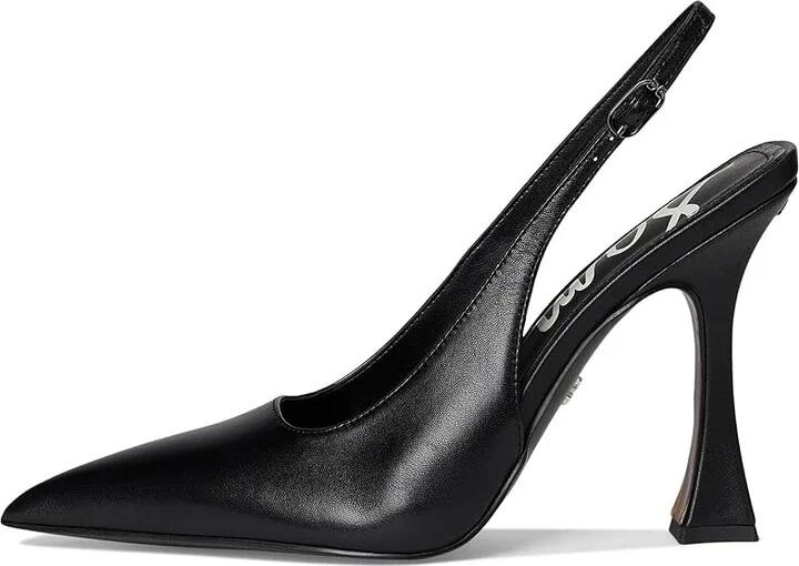 Sam Edelman Odette High Women's Heels Black Smooth Leather : 11 M - Image 6