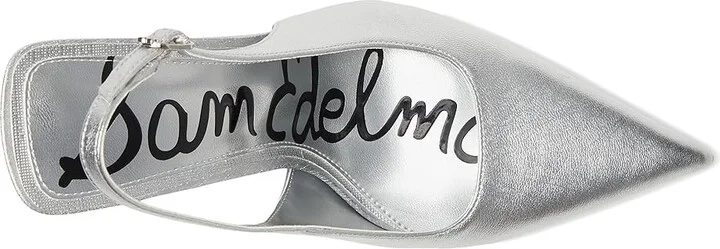 Sam Edelman Odette High Women's Heels Soft Silver 1 : 9 M, Leather - Image 2