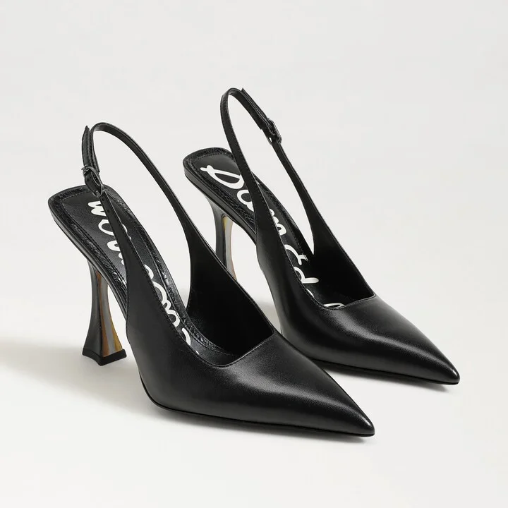 Sam Edelman Odette Slingback Pump Black Leather