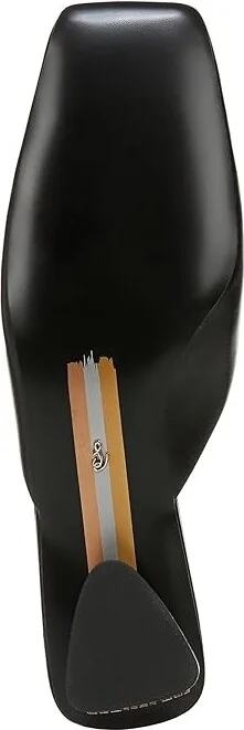 Sam Edelman Ollie High Women's Heels Black Leather : 7 M - Image 3
