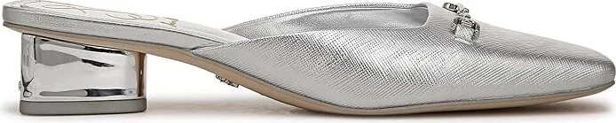 Sam Edelman Ollie High Women's Heels Soft Silver : 6.5 M, Leather - Image 6