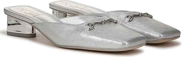Sam Edelman Ollie High Women's Heels Soft Silver : 6.5 M, Leather