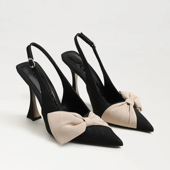 Sam Edelman Onia Dress Sandal Black/Honey Sand Fabric