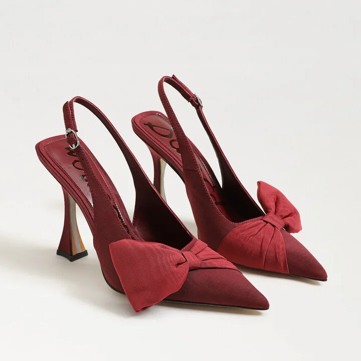 Sam Edelman Onia Dress Sandal French Merlot Fabric