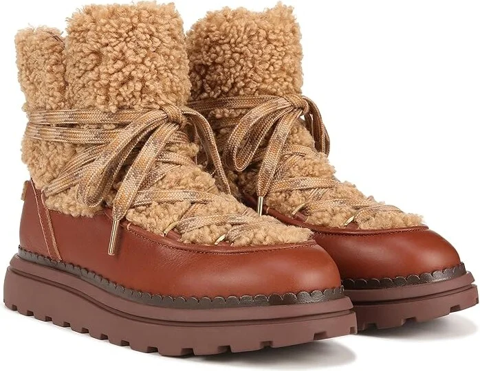 Sam Edelman Orelia Women's Shoes Ginger Brown/Acorn Brown : 6 M, Leather