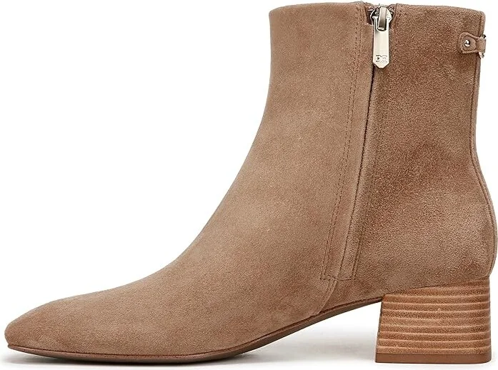 Sam Edelman Paige Women's Zip Boots Almond Taupe : 6.5 M, Leather/Suede - Image 5