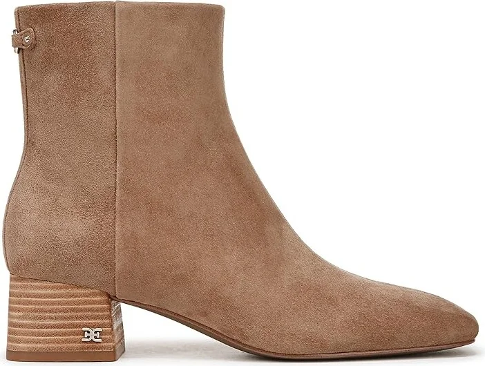 Sam Edelman Paige Women's Zip Boots Almond Taupe : 6.5 M, Leather/Suede - Image 6