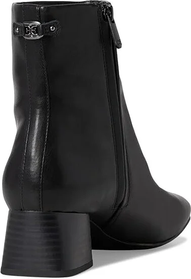 Sam Edelman Paige Women's Zip Boots Black Leather : 7 M, Leather/Suede - Image 4