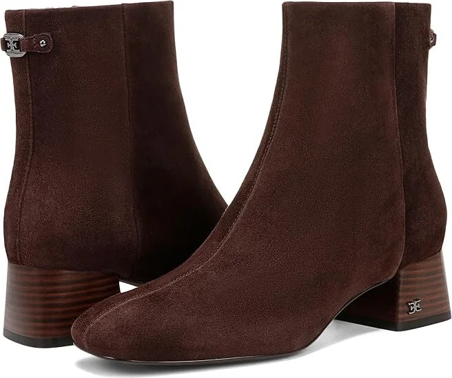Sam Edelman Paige Women's Zip Boots Cafe Noir : 6 M, Leather/Suede - Image 4