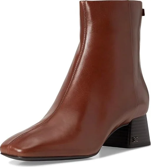 Sam Edelman Paige Women's Zip Boots Rich Copper : 6.5 M, Leather/Suede - Image 5