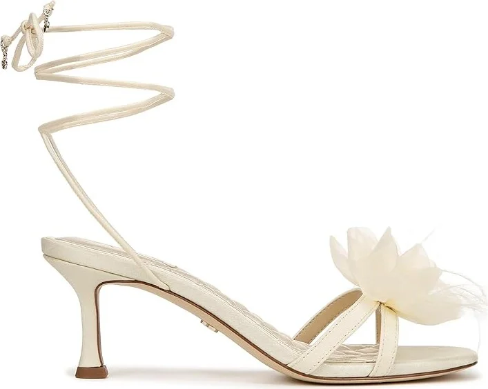 Sam Edelman Pammie Women's Shoes Pearl Ivory : 7.5 M, Textile - Image 6