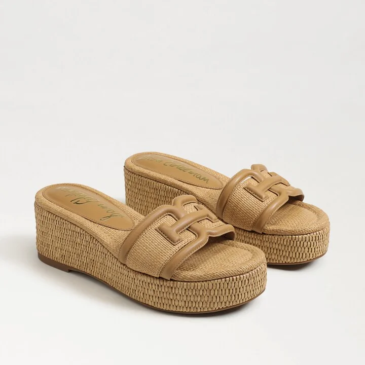 Sam Edelman Pauleena Espadrille Sandal Sand Dune Leather