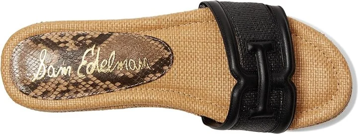 Sam Edelman Pauleena Women's Sandals Black : 6.5 M, Leather - Image 2