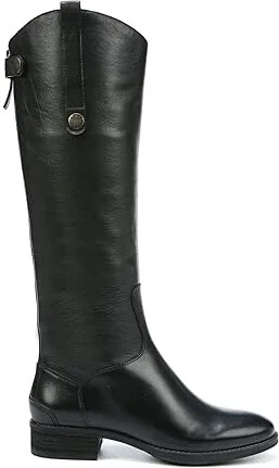 Sam Edelman Penny 2 Wide Calf Leather Riding Boot Women's Zip Boots Black : 7.5 M - Image 8