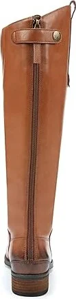 Sam Edelman Penny 2 Wide Calf Leather Riding Boot Women's Zip Boots Whiskey : 7.5 M - Image 5
