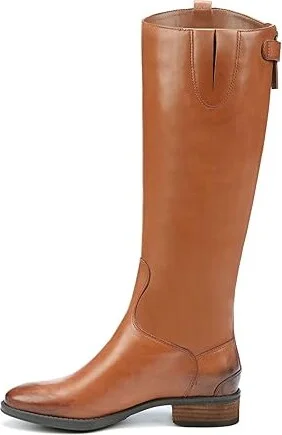 Sam Edelman Penny 2 Wide Calf Leather Riding Boot Women's Zip Boots Whiskey : 7.5 M - Image 7