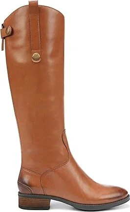 Sam Edelman Penny 2 Wide Calf Leather Riding Boot Women's Zip Boots Whiskey : 7.5 M - Image 8