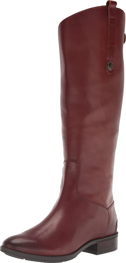 Sam Edelman Penny Equestrian Boot Burnt Brandy 5 Medium