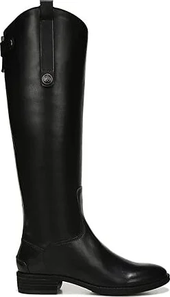Sam Edelman Penny Leather Riding Boot Women's Zip Boots Black : 6.5 M - Image 8