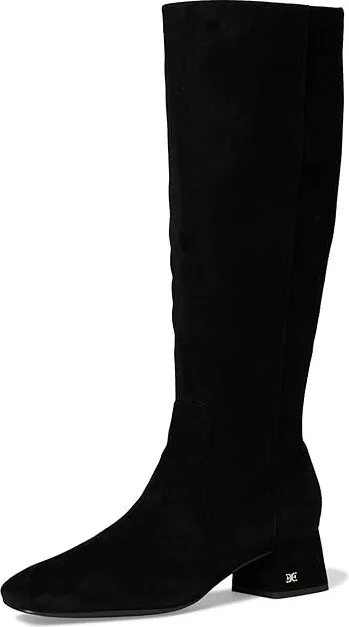 Sam Edelman Porter Women's Dress Boots Black Suede Wide Calf : 11 M, Leather/Suede - Image 5