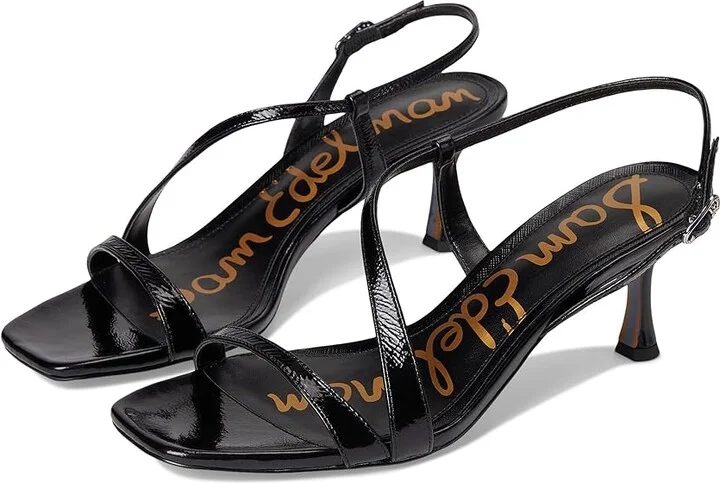 Sam Edelman Prance Women's Sandals Black Leather : 5.5 M, Leather/Rubber