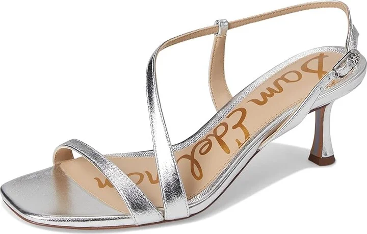 Sam Edelman Prance Women's Sandals Silver : 6 M, Leather/Rubber - Image 5