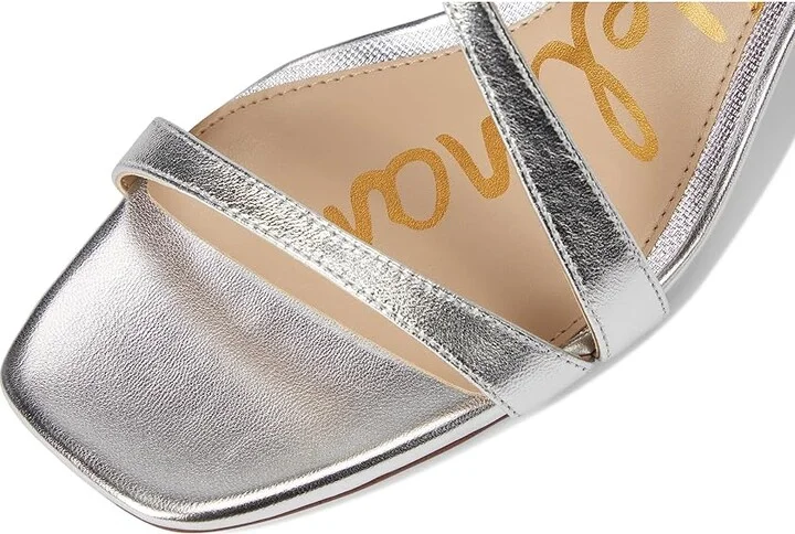 Sam Edelman Prance Women's Sandals Silver : 6 M, Leather/Rubber - Image 7