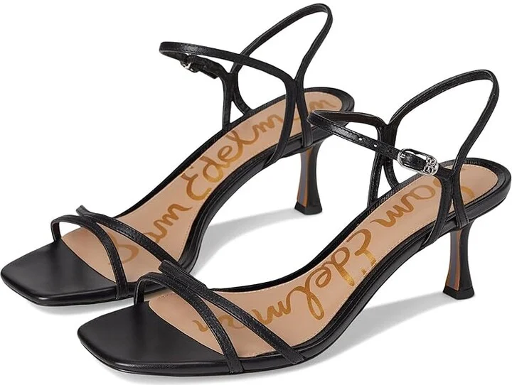 Sam Edelman Presley Women's Shoes Black Leather : 6 M