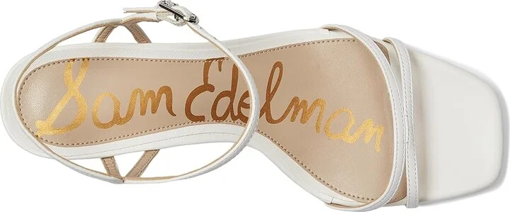 Sam Edelman Presley Women's Shoes Bright White : 9.5 M, Leather - Image 2