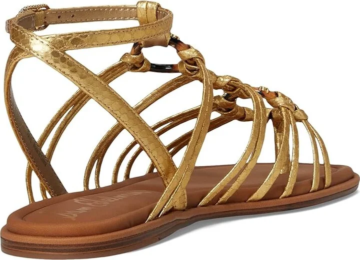 Sam Edelman Raye Women's Sandals Gold : 9 M, Rubber - Image 4