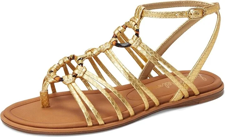 Sam Edelman Raye Women's Sandals Gold : 9 M, Rubber - Image 5
