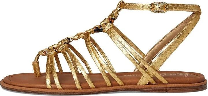 Sam Edelman Raye Women's Sandals Gold : 9 M, Rubber - Image 6