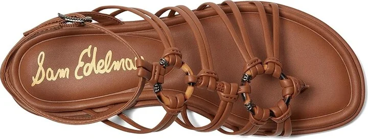 Sam Edelman Raye Women's Sandals Rich Cognac : 10.5 M, Rubber - Image 2