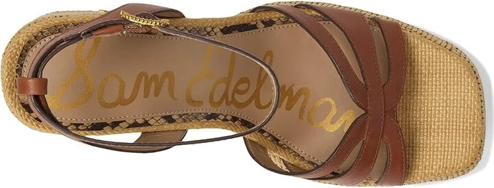 Sam Edelman Reese Women's Sandals Rich Cognac : 11 M, Leather - Image 2