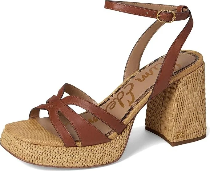 Sam Edelman Reese Women's Sandals Rich Cognac : 11 M, Leather - Image 5