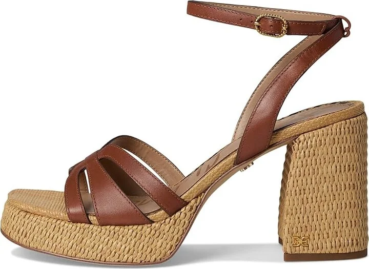 Sam Edelman Reese Women's Sandals Rich Cognac : 11 M, Leather - Image 6