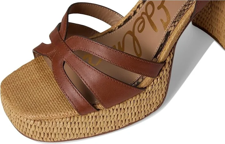 Sam Edelman Reese Women's Sandals Rich Cognac : 11 M, Leather - Image 7