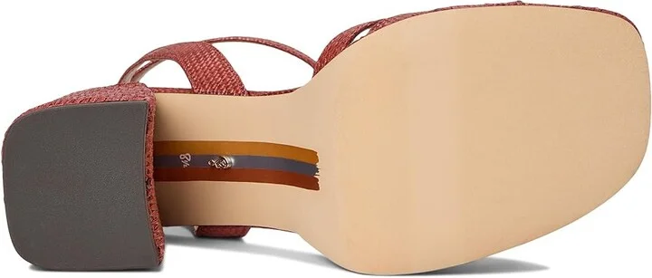 Sam Edelman Reese Women's Sandals Warm Sienna : 10 M, Leather - Image 3