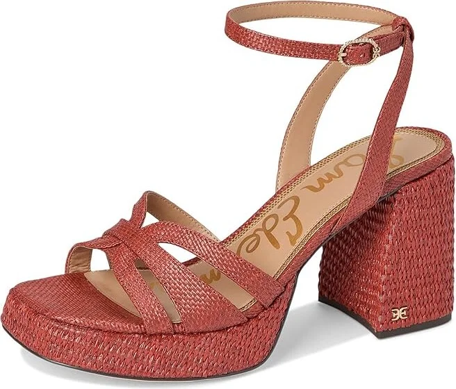 Sam Edelman Reese Women's Sandals Warm Sienna : 10 M, Leather - Image 5
