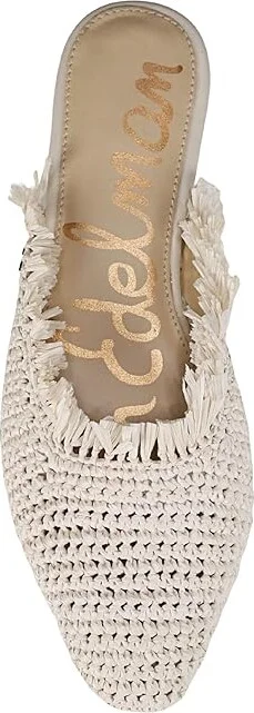 Sam Edelman Reeta Women's Shoes Off-White : 6 M, Textile - Image 2