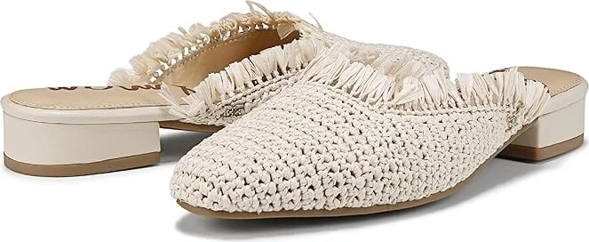 Sam Edelman Reeta Women's Shoes Off-White : 6 M, Textile