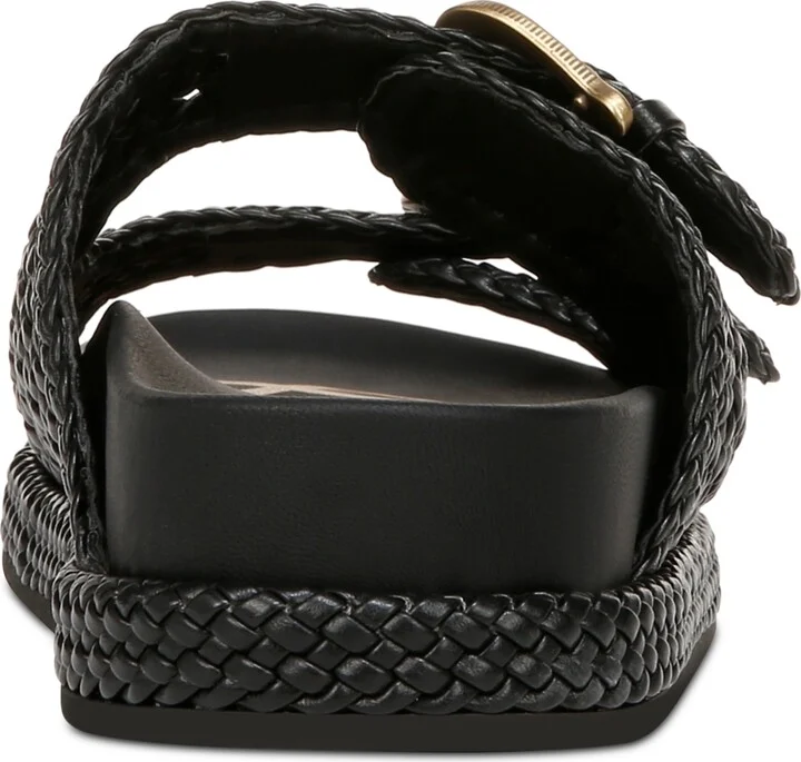 Sam Edelman Reid Woven Double Buckle Platform Sandals - Image 3