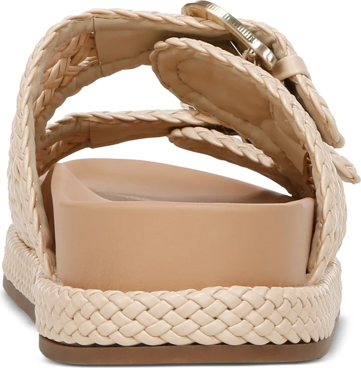 Sam Edelman Reid Woven Double Buckle Platform Sandals - Image 7
