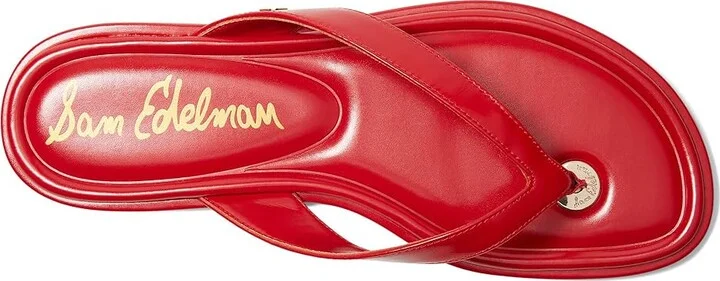 Sam Edelman Remi Women's Shoes Bright Summer Red : 6 M, Leather - Image 2