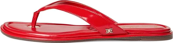 Sam Edelman Remi Women's Shoes Bright Summer Red : 6 M, Leather - Image 6